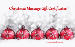 Christmas Massage Gift Certificates